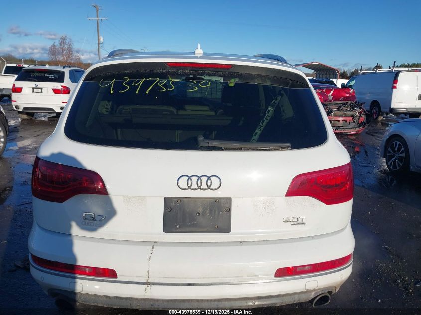 2015 Audi Q7 3.0T Premium VIN: WA1LGAFE5FD020354 Lot: 43978539