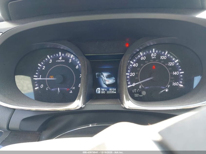 2013 Toyota Avalon Xle VIN: 4T1BK1EB0DU052371 Lot: 43978541