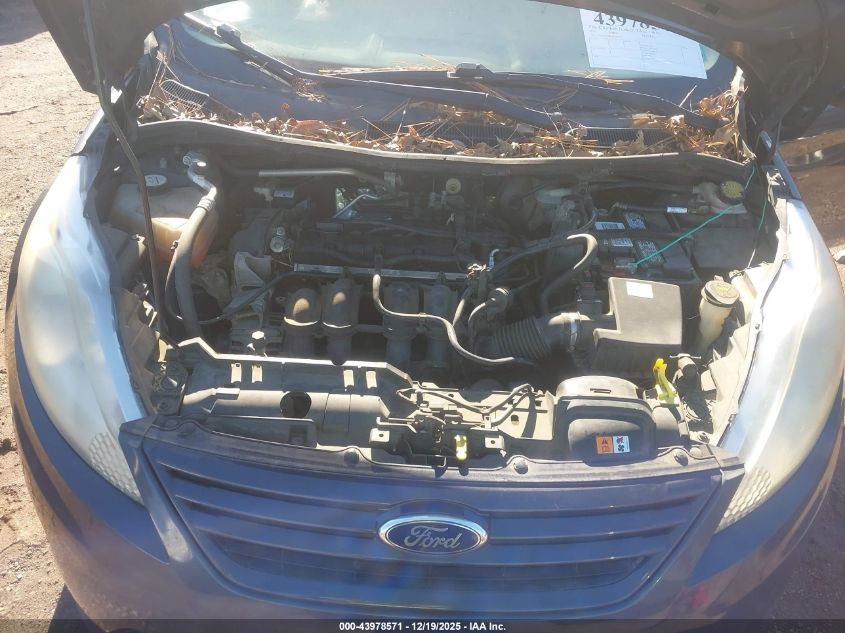 2013 Ford Fiesta S VIN: 3FADP4AJ8DM161815 Lot: 43978571