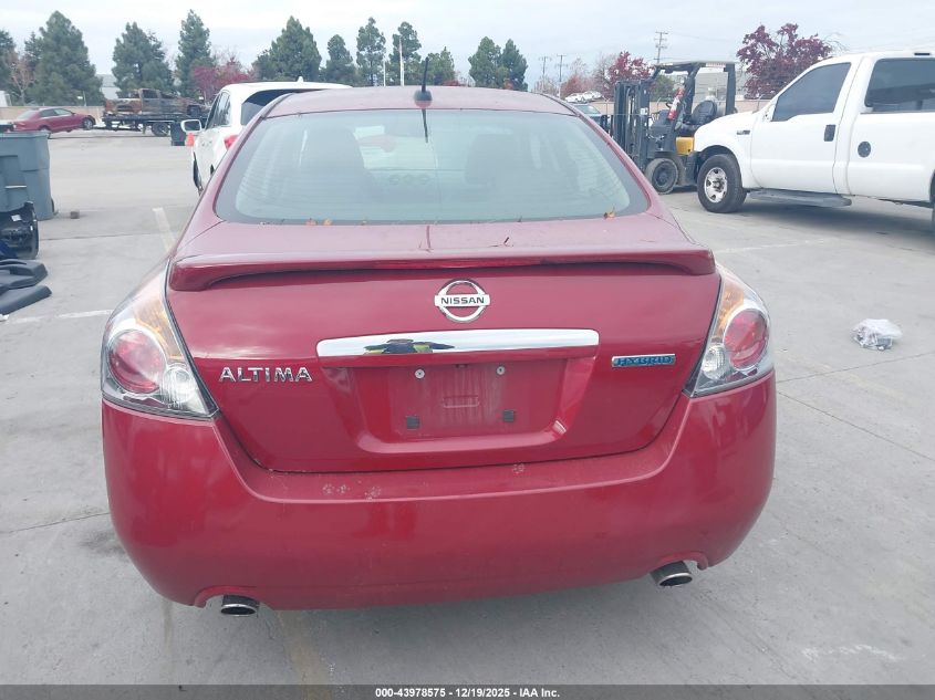 2008 Nissan Altima Hybrid VIN: 1N4CL21E28C125303 Lot: 43978575
