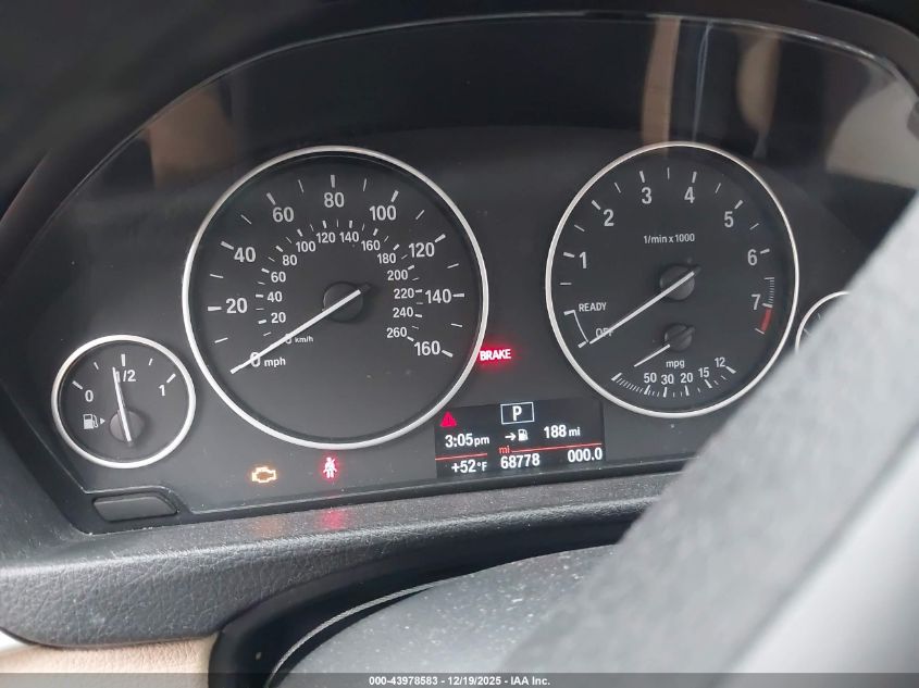 2015 BMW 320I xDrive VIN: WBA3C3C58FK200759 Lot: 43978583