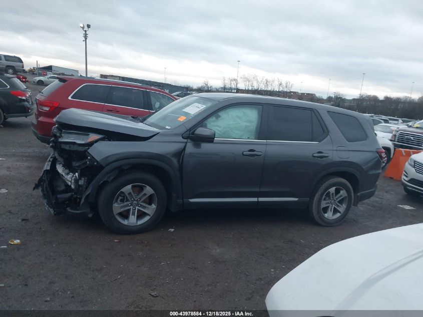 2025 Honda Pilot Ex-L VIN: 5FNYG2H49SB043922 Lot: 43978584