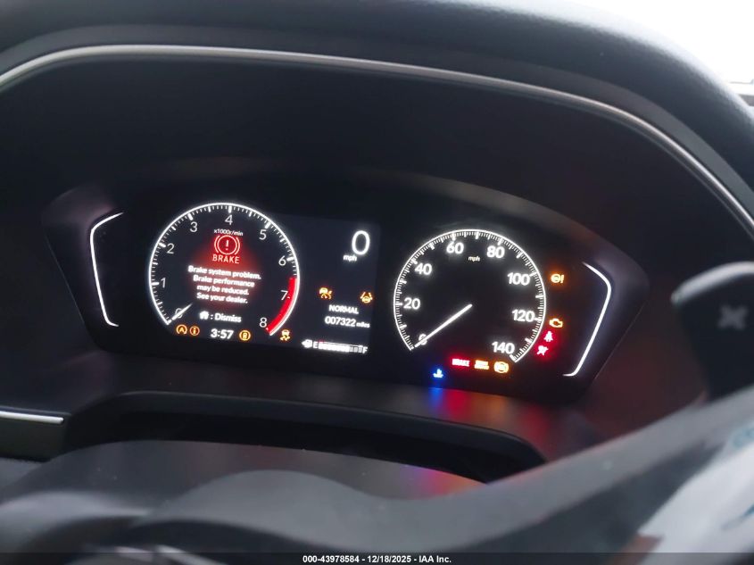 2025 Honda Pilot Ex-L VIN: 5FNYG2H49SB043922 Lot: 43978584