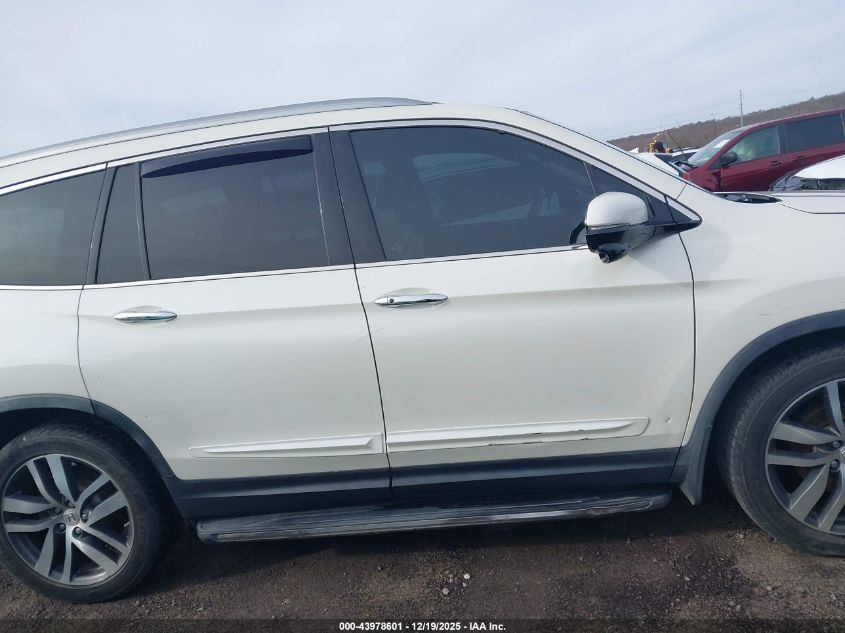 2016 Honda Pilot Touring VIN: 5FNYF6H96GB066538 Lot: 43978601