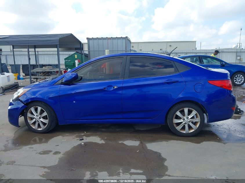 2013 Hyundai Accent Gls VIN: KMHCU4AE5DU431334 Lot: 43978606