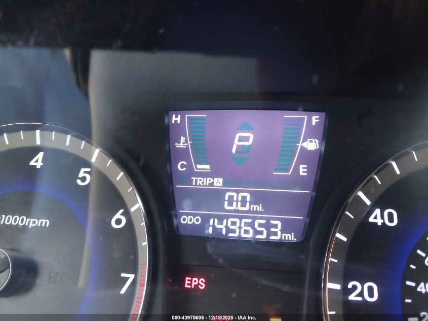 2013 Hyundai Accent Gls VIN: KMHCU4AE5DU431334 Lot: 43978606