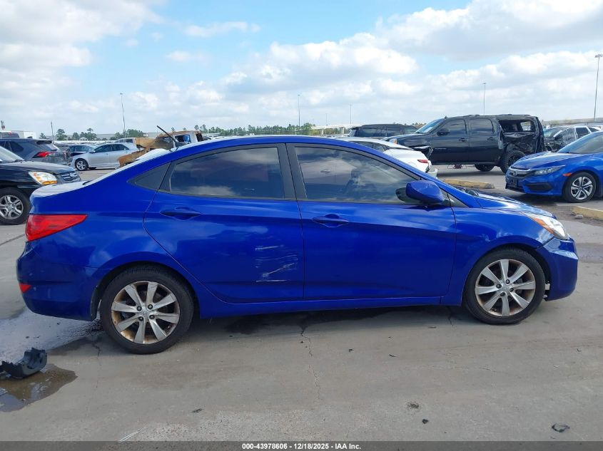 2013 Hyundai Accent Gls VIN: KMHCU4AE5DU431334 Lot: 43978606