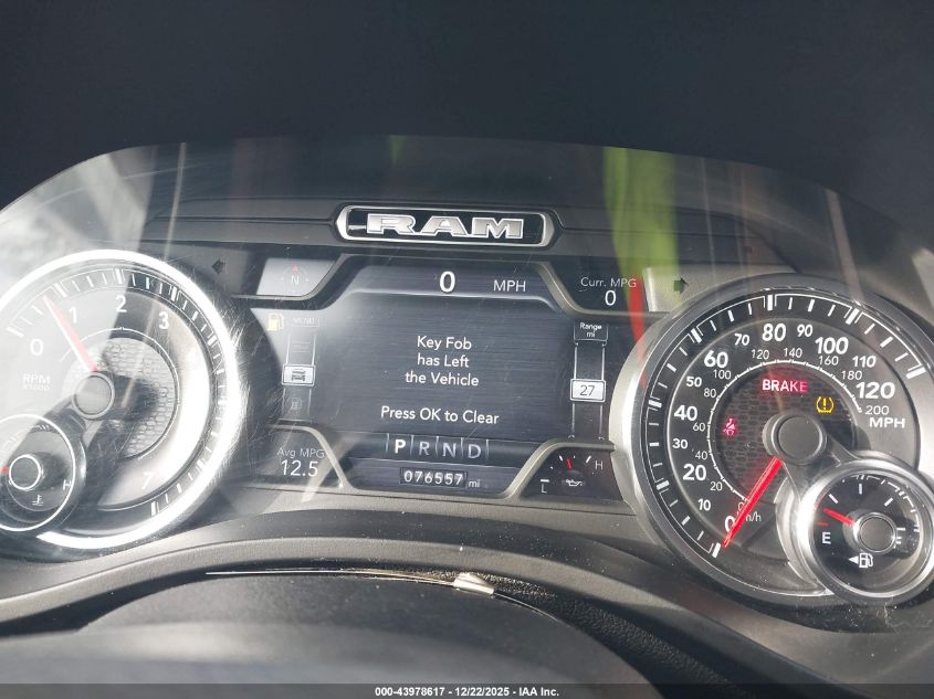 2019 Ram 1500 Rebel VIN: 1C6SRFLT7KN543110 Lot: 43978617