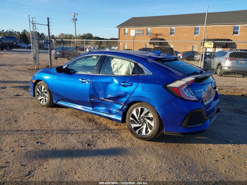 2019 Honda Civic Lx VIN: SHHFK7H32KU420843 Lot: 43978620