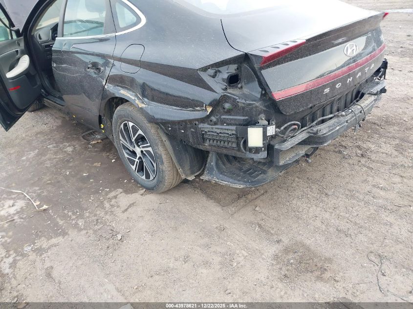 2021 Hyundai Sonata Blue VIN: KMHL24JJ0MA029354 Lot: 43978621