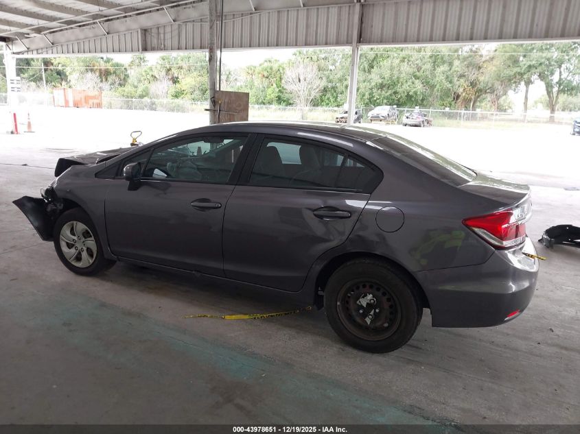 2015 Honda Civic Lx VIN: 19XFB2F53FE083605 Lot: 43978651