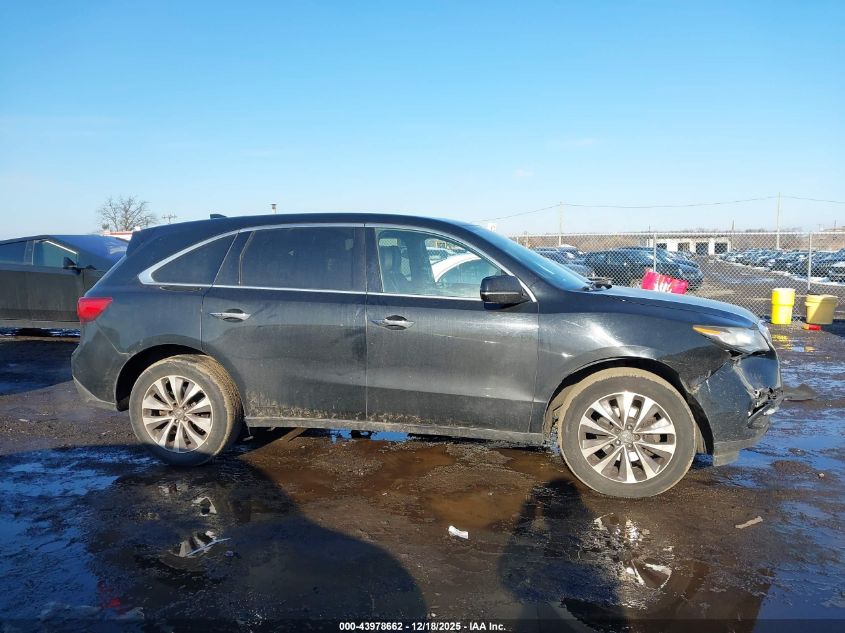 2014 Acura Mdx Technology Pkg W/Entertainment Pkg VIN: 5FRYD4H63EB022234 Lot: 43978662