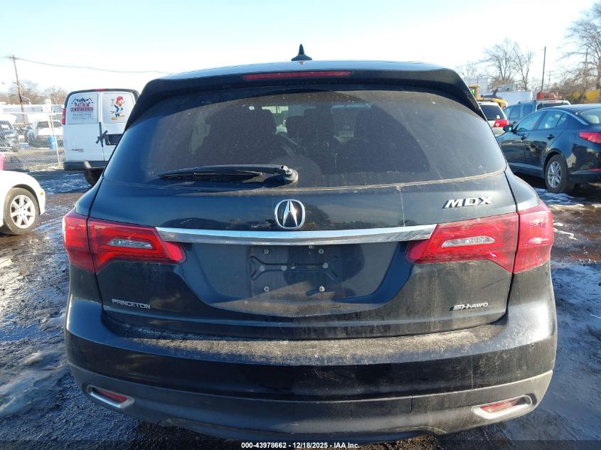 2014 Acura Mdx Technology Pkg W/Entertainment Pkg VIN: 5FRYD4H63EB022234 Lot: 43978662