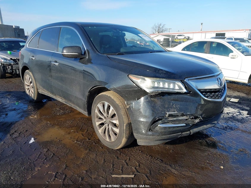 2014 Acura Mdx Technology Pkg W/Entertainment Pkg