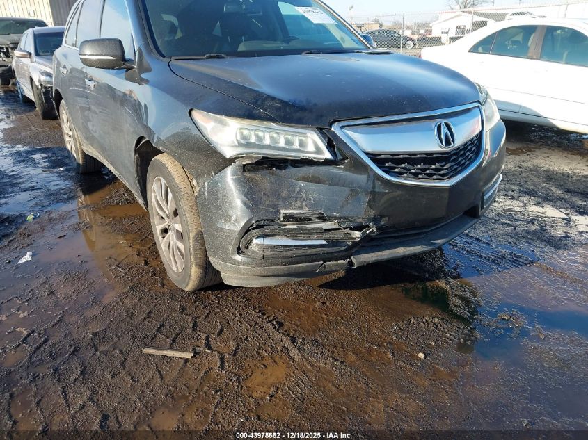 2014 Acura Mdx Technology Pkg W/Entertainment Pkg VIN: 5FRYD4H63EB022234 Lot: 43978662