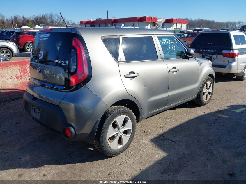 2014 Kia Soul VIN: KNDJN2A21E7021486 Lot: 43978663