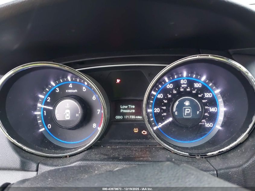 2013 Hyundai Sonata Gls VIN: 5NPEB4AC3DH576027 Lot: 43978673