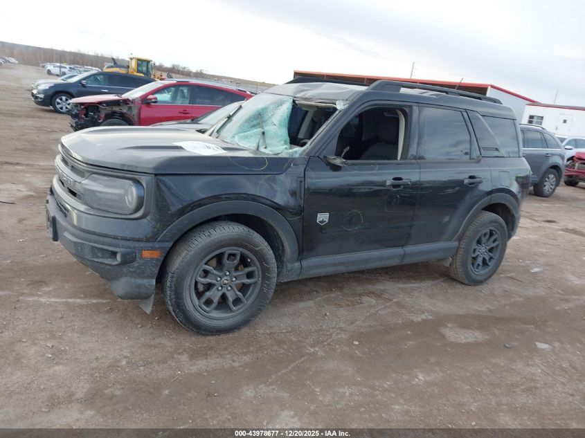 2021 Ford Bronco Sport Big Bend VIN: 3FMCR9B67MRA58620 Lot: 43978677