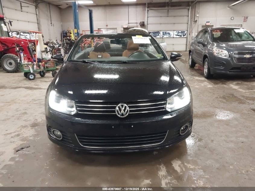 2013 Volkswagen Eos Lux VIN: WVWFW8AH6DV004493 Lot: 43978687