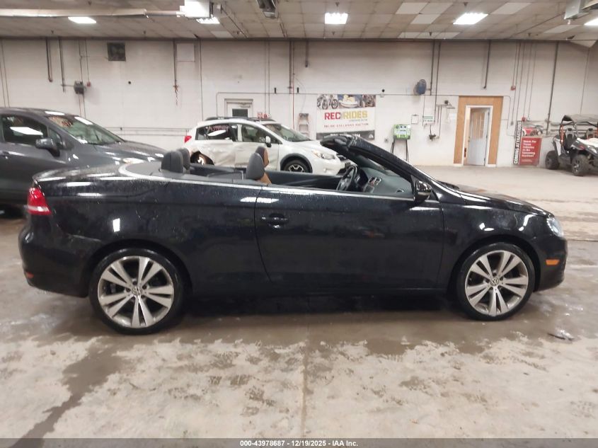 2013 Volkswagen Eos Lux VIN: WVWFW8AH6DV004493 Lot: 43978687