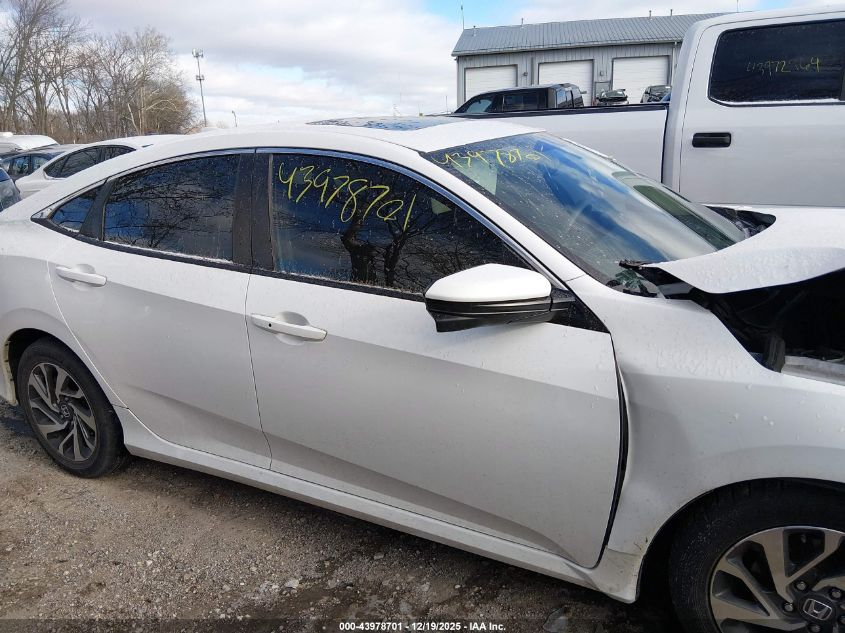 2018 Honda Civic Ex VIN: 19XFC2F73JE037585 Lot: 43978701