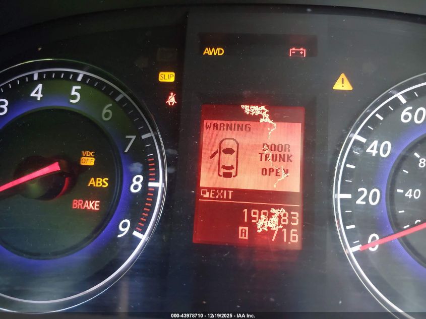 2009 Infiniti G37X VIN: JNKCV61F39M352224 Lot: 43978710