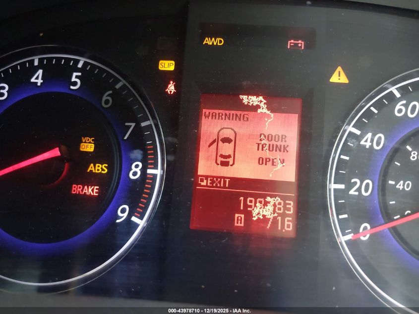 2009 Infiniti G37X VIN: JNKCV61F39M352224 Lot: 43978710