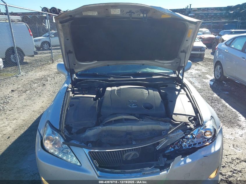 2006 Lexus Is 250 VIN: JTHBK262865011460 Lot: 43978715