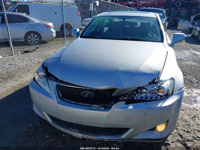 2006 Lexus Is 250 VIN: JTHBK262865011460 Lot: 43978715