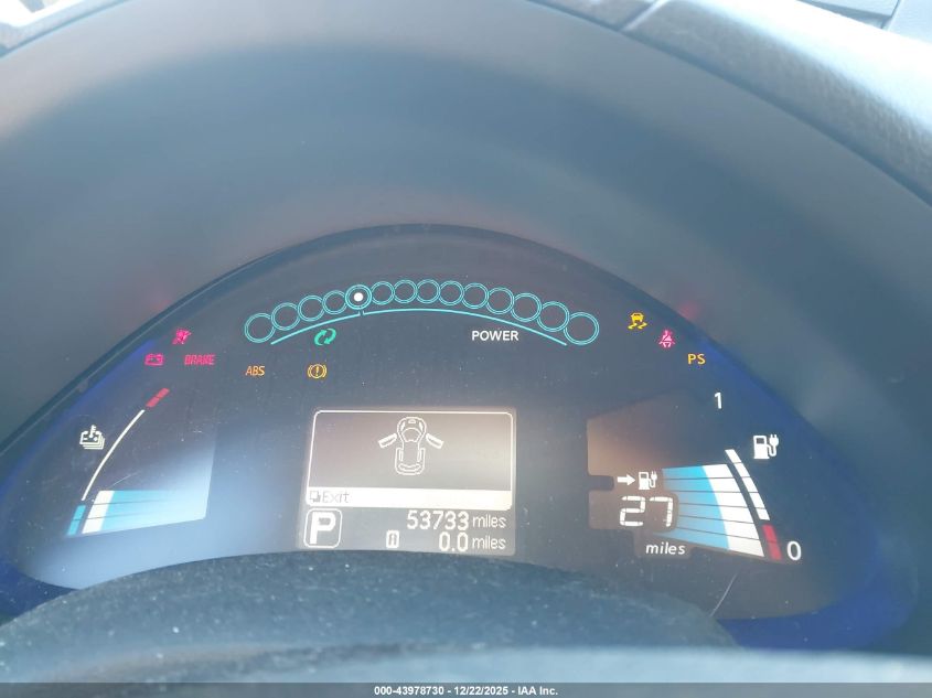 2016 Nissan Leaf Sl VIN: 1N4BZ0CP3GC311671 Lot: 43978730