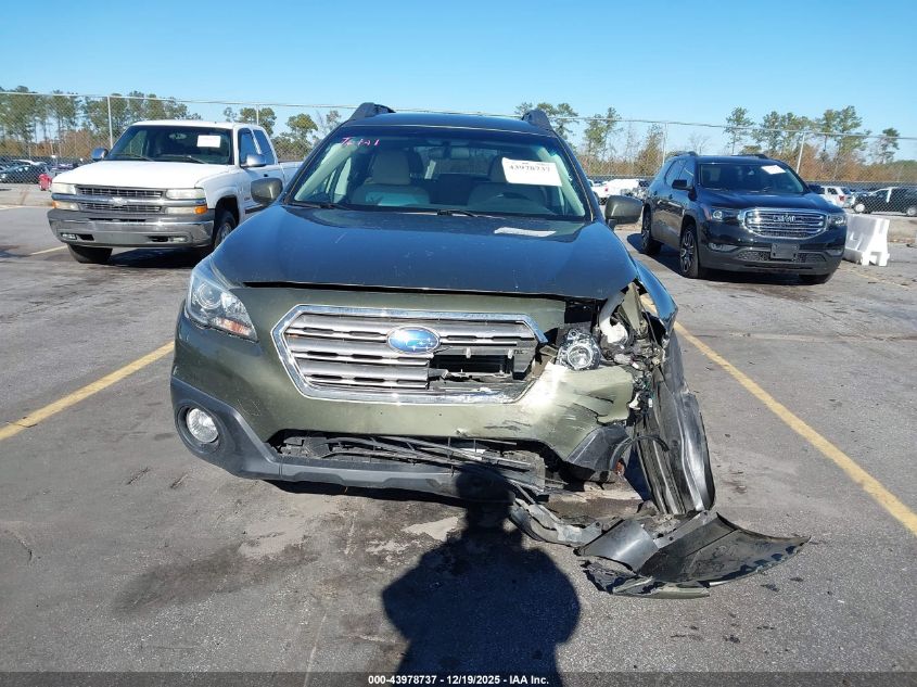 2017 Subaru Outback 2.5I Premium VIN: 4S4BSACC1H3396962 Lot: 43978737