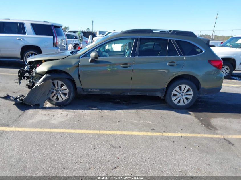 2017 Subaru Outback 2.5I Premium VIN: 4S4BSACC1H3396962 Lot: 43978737
