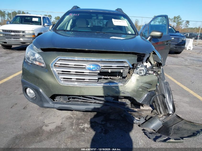2017 Subaru Outback 2.5I Premium VIN: 4S4BSACC1H3396962 Lot: 43978737