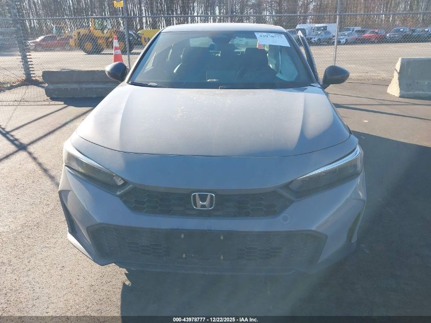 2025 Honda Civic Sport VIN: 2HGFE2F54SH565507 Lot: 43978777