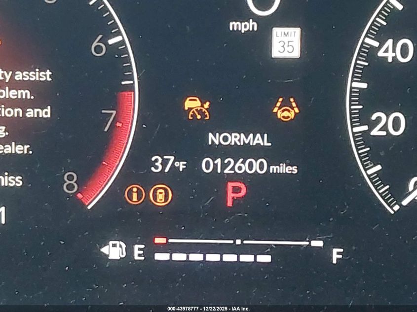 2025 Honda Civic Sport VIN: 2HGFE2F54SH565507 Lot: 43978777