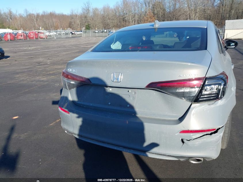 2025 Honda Civic Sport VIN: 2HGFE2F54SH565507 Lot: 43978777