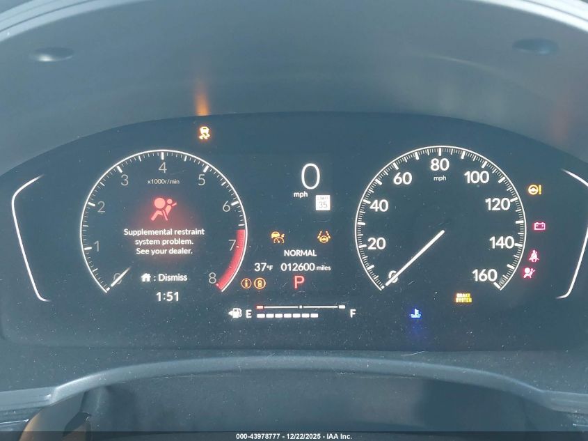 2025 Honda Civic Sport VIN: 2HGFE2F54SH565507 Lot: 43978777