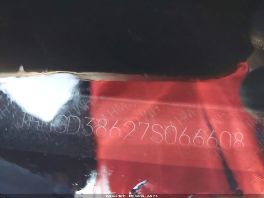 2007 Honda Fit Sport VIN: JHMGD38627S066608 Lot: 43978811