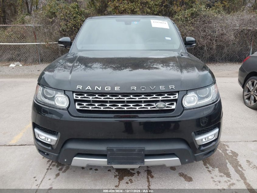 2014 Land Rover Range Rover Sport 3.0L V6 Supercharged Hse VIN: SALWR2WF9EA373751 Lot: 43978834