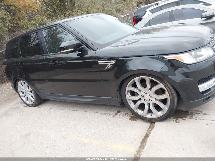 2014 Land Rover Range Rover Sport 3.0L V6 Supercharged Hse VIN: SALWR2WF9EA373751 Lot: 43978834