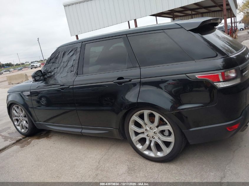 2014 Land Rover Range Rover Sport 3.0L V6 Supercharged Hse VIN: SALWR2WF9EA373751 Lot: 43978834
