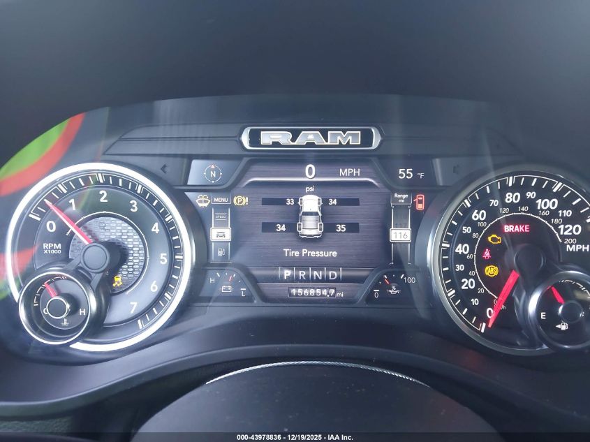 2019 Ram 1500 Big Horn/Lone Star 4X2 5'7 Box VIN: 1C6RREFT7KN558453 Lot: 43978836