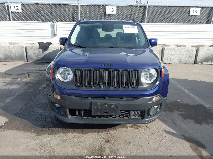 2017 Jeep Renegade Altitude Fwd VIN: ZACCJABB1HPF24388 Lot: 43978845