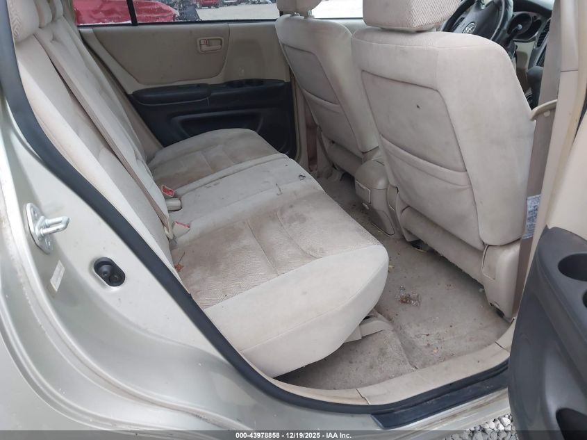 2002 Toyota Highlander V6 VIN: JTEGF21A920044576 Lot: 43978858