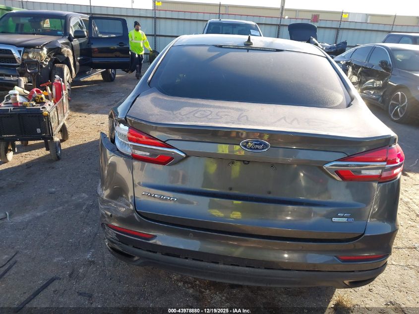 2019 Ford Fusion Se VIN: 3FA6P0T95KR270432 Lot: 43978880