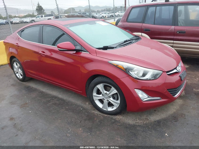 KMHDH4AE4GU634762 2016 Hyundai Elantra Value Edition auction photo 1