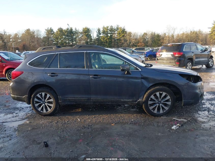 2015 Subaru Outback 2.5I Limited VIN: 4S4BSALC6F3236105 Lot: 43978899
