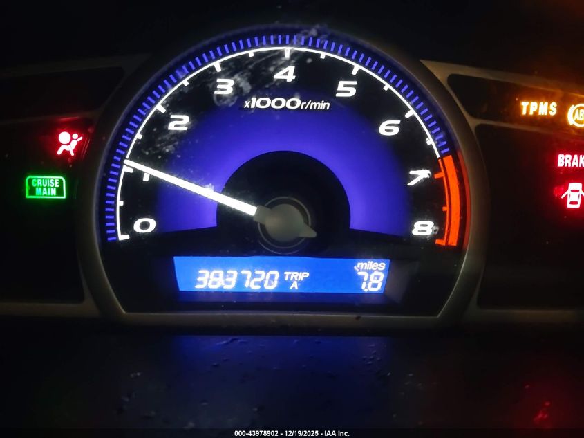 2008 Honda Civic Lx VIN: 2HGFA15548H320979 Lot: 43978902