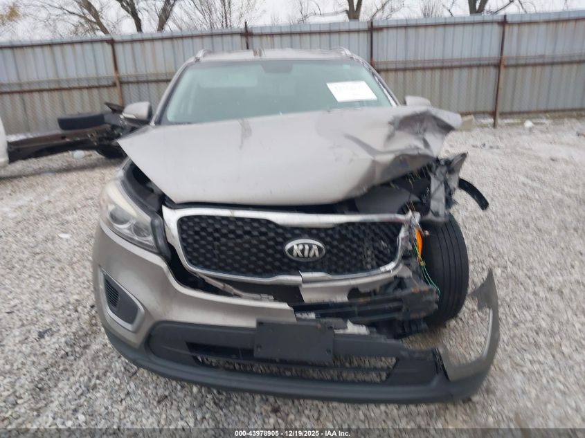 2017 Kia Sorento 2.4L Lx VIN: 5XYPGDA30HG200036 Lot: 43978905