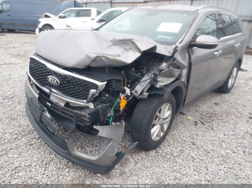 2017 Kia Sorento 2.4L Lx VIN: 5XYPGDA30HG200036 Lot: 43978905
